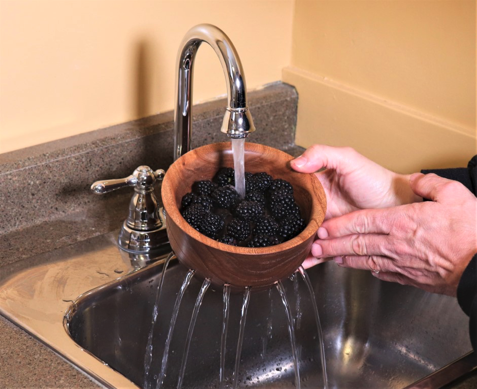 Berry Bowl Straining A Simple, Useful and Unique Turning Project